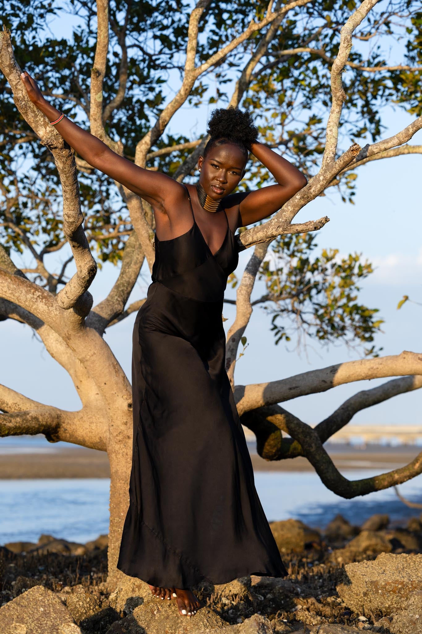 Obsidian Slip Dress