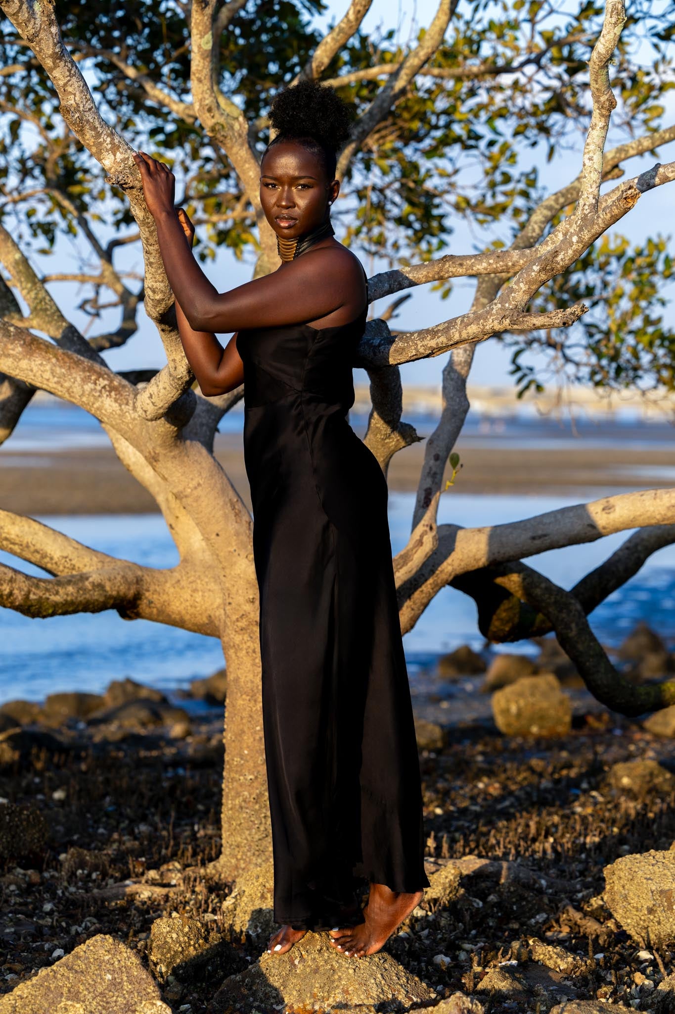 Obsidian Slip Dress