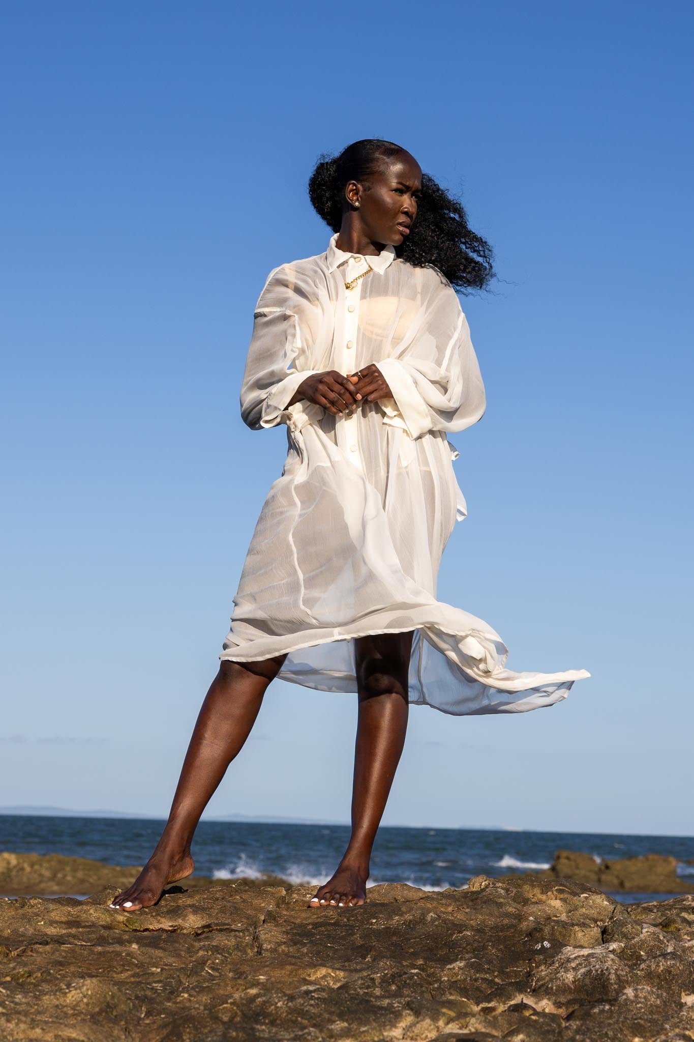 Purity Silk Duster Coat