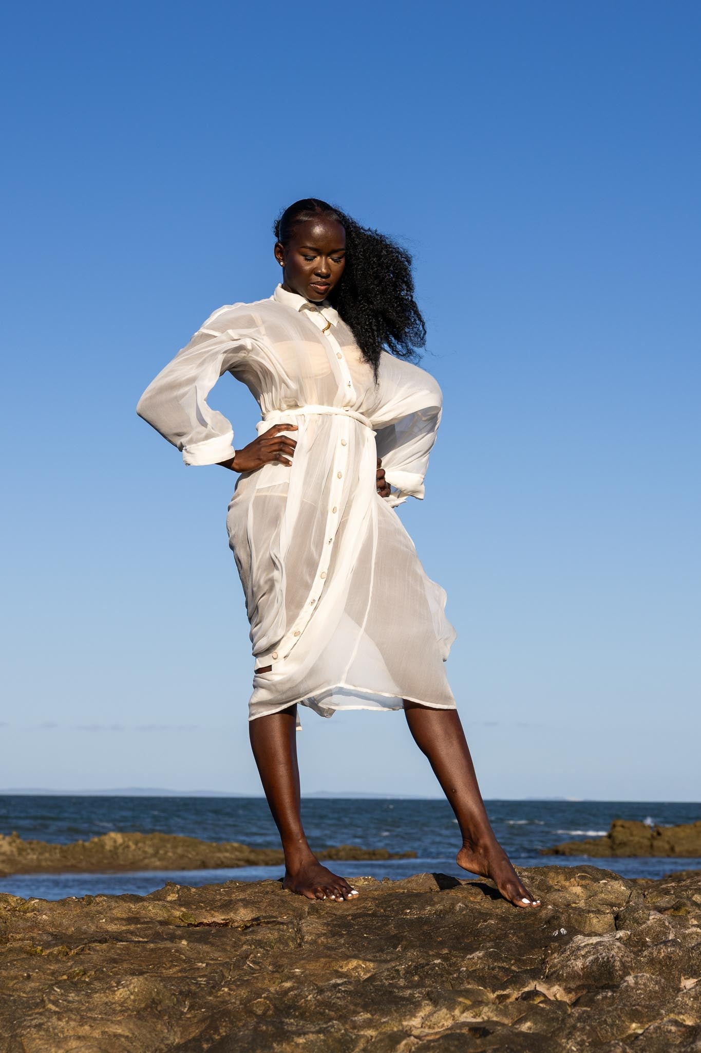 Purity Silk Duster Coat