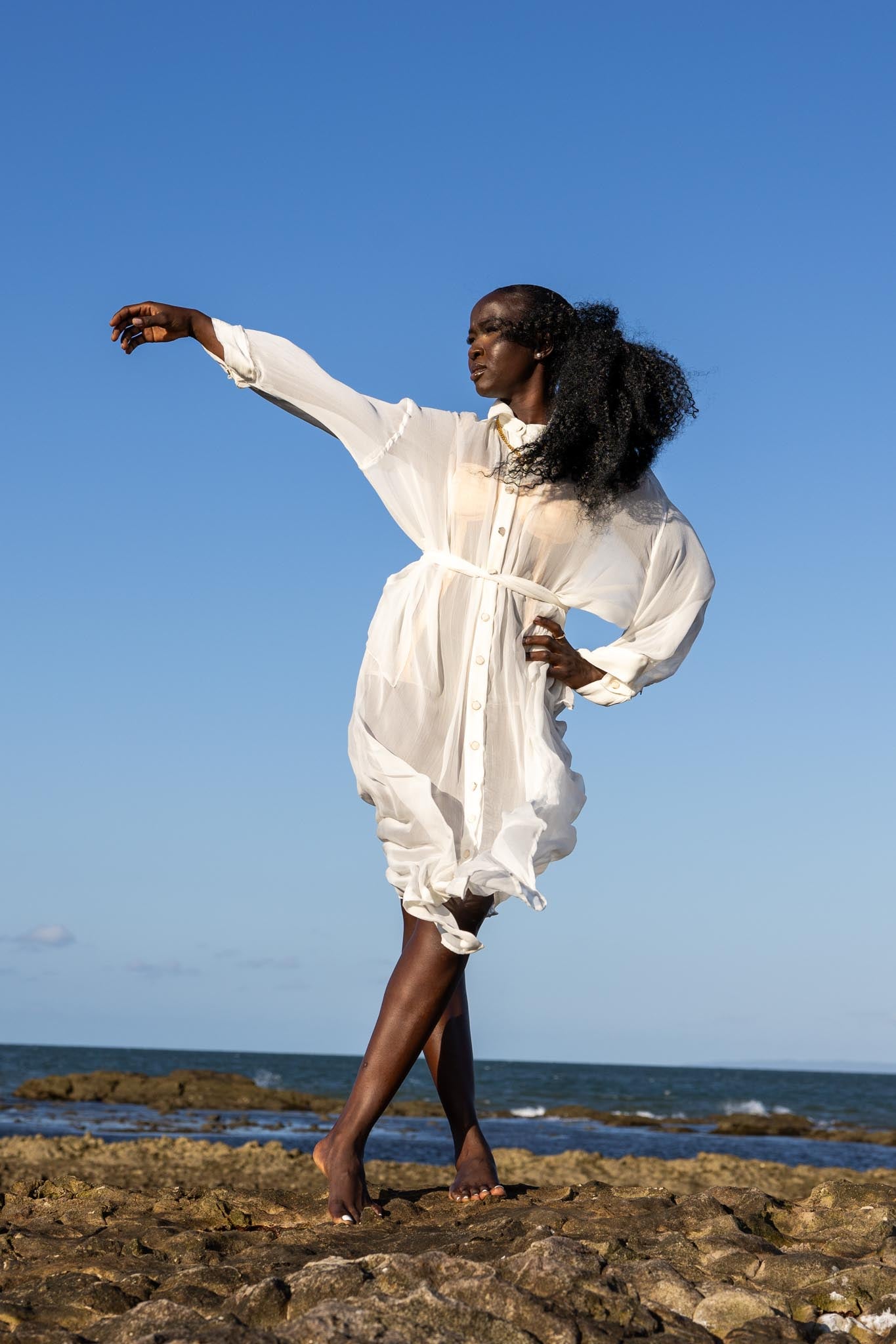 Purity Silk Duster Coat