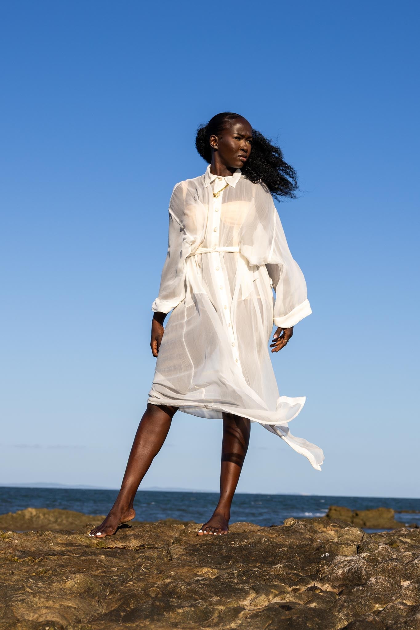 Purity Silk Duster Coat