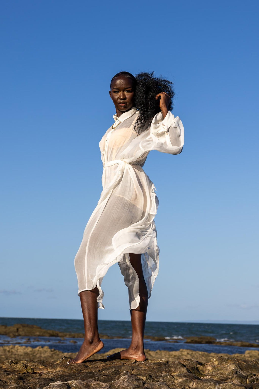 Purity Silk Duster Coat