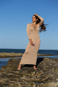 Front view of Zokkibee Alessandra dress with elegant silhouette and modern design